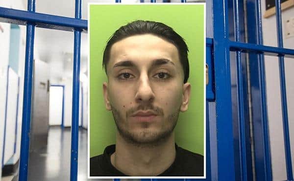 Raul Marin, aged 23, of Palin Street, Radford, pleaded guilty to three commercial burglaries and two thefts. He was jailed for 12 months. (Picture: Nottinghamshire Police.)