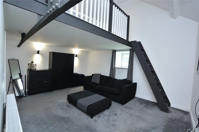 Another of the four bedrooms is this good sized room which includes a mezzanine level for extra space and an en-suite, making it ideal for teenagers.