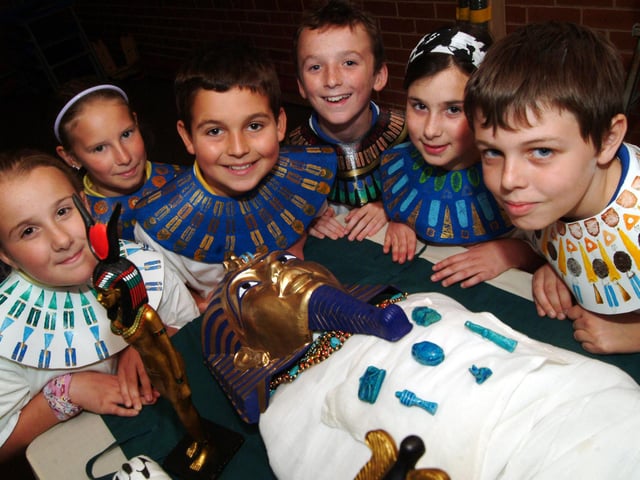 Historical dress-up days were always fun. Photo: St John's Primary School, Raymoth Lane, Worksop. Egyptian Day, 2007.