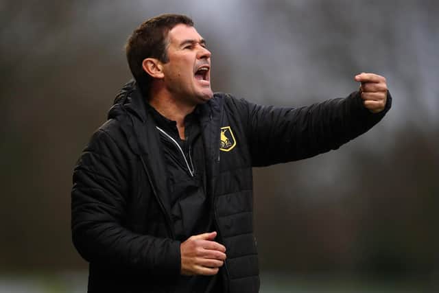 Mansfield Town manager Nigel Clough (Photo by Michael Steele/Getty Images)