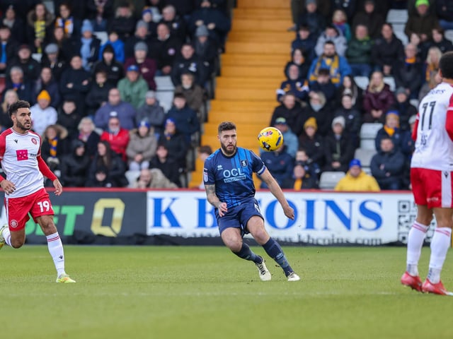 Once again, a commanding display to keep the home side well at bay. Made an absolutely crucial clearance on a loose ball in front of goal.Was unlucky at the end when told to leave the field after taking a blow to the head and only able to watch as Stevenage equalised in controversial fashion.