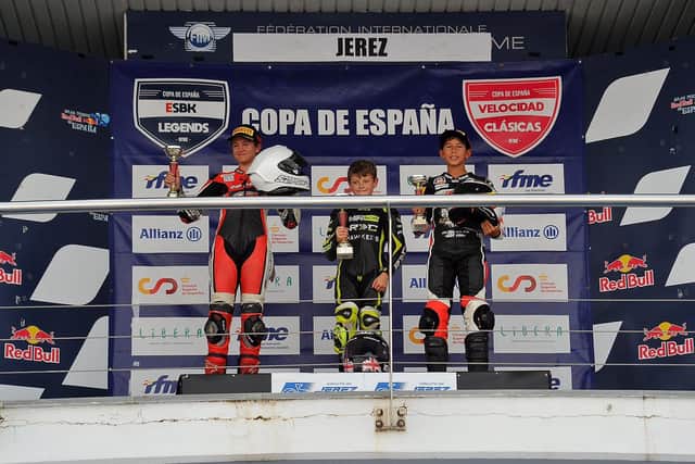 Joshua Williams again tops the Spanish podium.