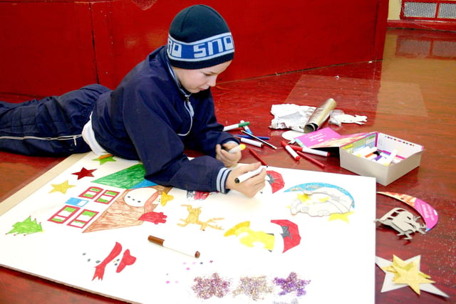 David Slater was hard at work decorating Christmas gifts at Seaham Youth Centre 15 years ago.