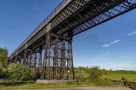 Levelling up funding has been approved for works at Bennerley Viaduct. Photo: Reg Lowe