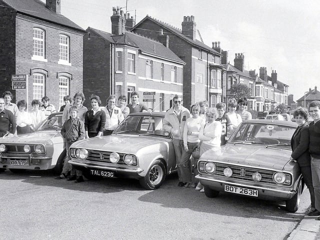 Mansfield's Ford Cortina 1600e Club meeting