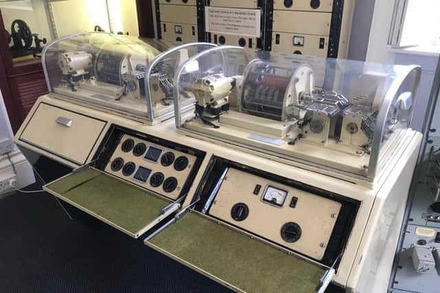 The General Post Office's first speaking clock, which can be seen at the museum.