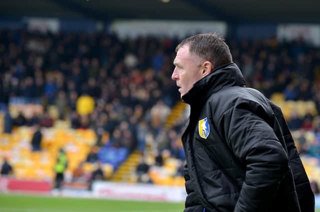 Mansfield manager Graham Coughlan was full of praise for the effort of his players.