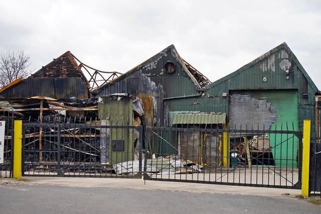 Demolition work starts at Savanna Rags after huge fire on Saturday, March 18