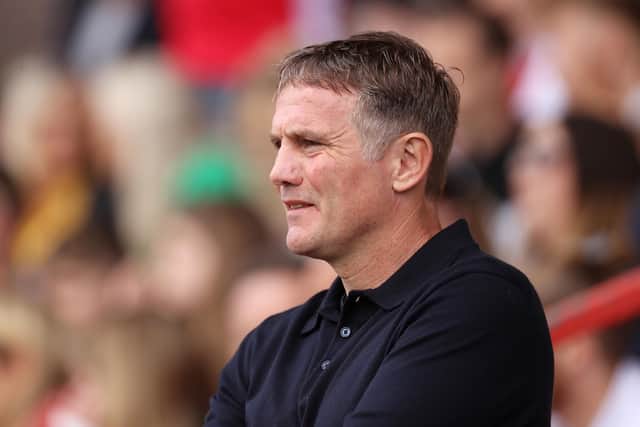 Phil Parkinson, manager of Wrexham (Photo by Lewis Storey/Getty Images)