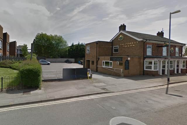 Kaylin Darrell was arrested as he fled from police across the car park of the Forest Tavern in Skegby.