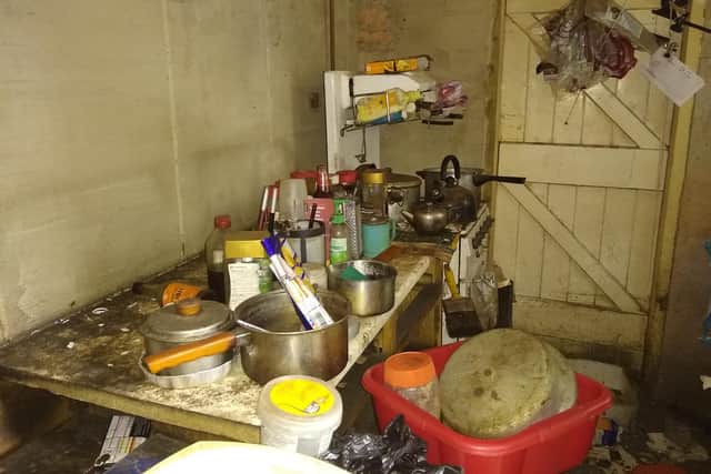 The living conditions were a serious risk to the owner’s life.
