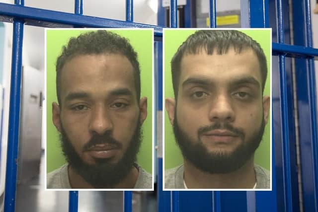 Troi Brown (left) and Emre Bulbuller were both jailed for six years