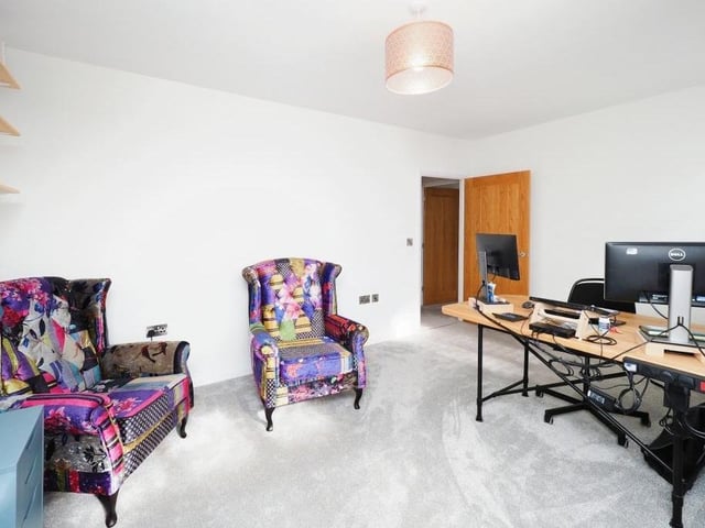 As you can see, the third bedroom at the house can easily be converted into a home office or a study.