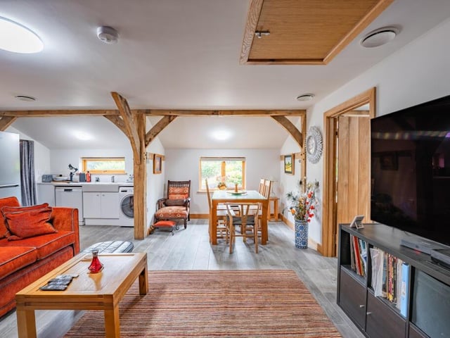 Open-plan living is the order if the day inside the annexe, which has been fully refurbished since being built in 2004. It has potential to be used as a small-scale Airbnb.