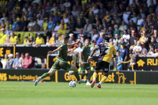 Action during the Sky Bet League 1 match against Burton Albion FC at the Pirelli Stadium Stadium, 02 Aug 2025   Photo credit Chris Holloway / The Bigger Picture.media