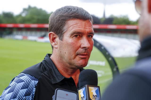 Mansfield Town manager Nigel Clough.