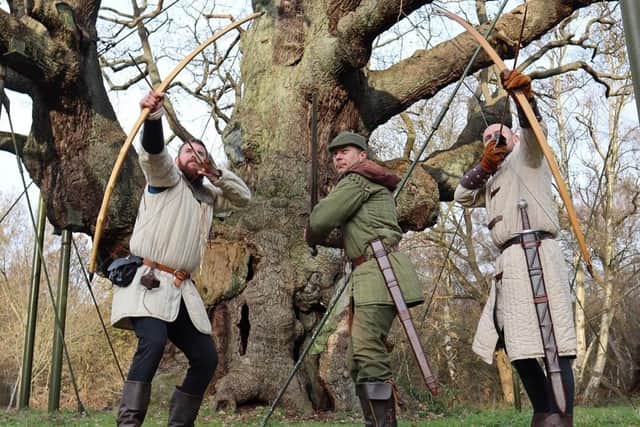 The Sherwood Outlaws re-enactment group will be in action at Sherwood Forest on Nottinghamshire Day. (PHOTO: Submitted)