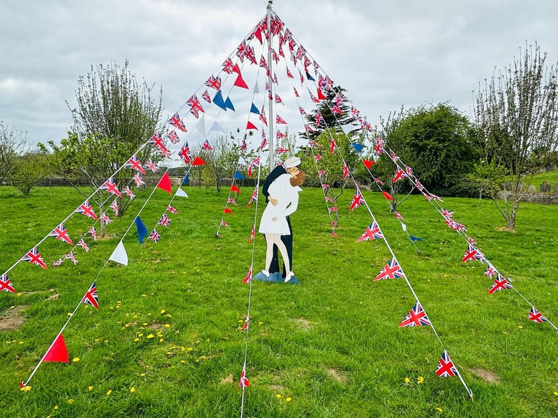 A wartime display is located near The Carrs' car park off the A60 (Church Road).