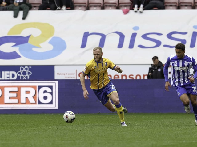 The usually dependable defender had somewhat of a torrid afternoon throughout. Looked off the pace from the start with games maybe catching up with him. Gave the ball away far too easily to leave Stags badly exposed for the first goal. Was beaten all ends up by Joe Taylor in giving away the penalty which cost Mansfield the game.