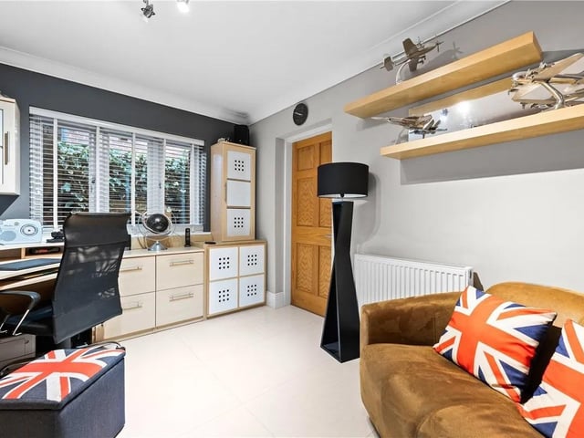 The property boasts a study, perfect for those who need to work from home.