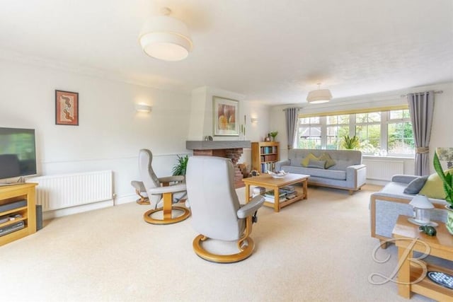 As you can see, the lounge at the High Oakham Road property is spacious as well as stylish