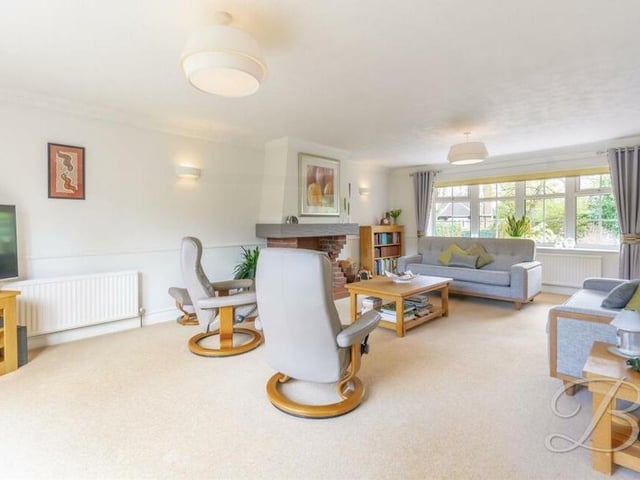 As you can see, the lounge at the High Oakham Road property is spacious as well as stylish