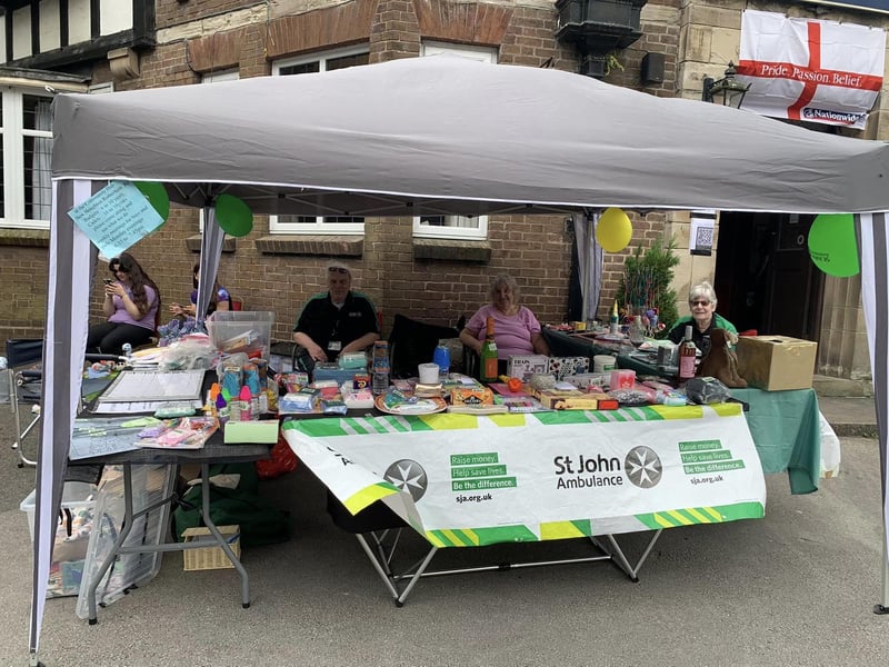 St John Ambulance stall.