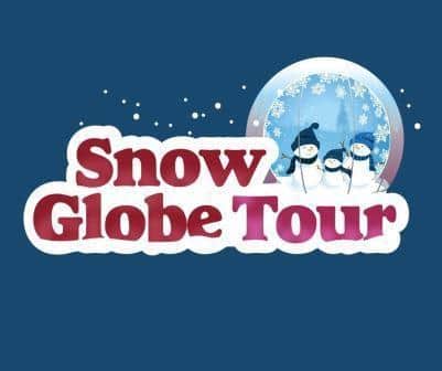 Giant snow globe on tour in Mansfield
