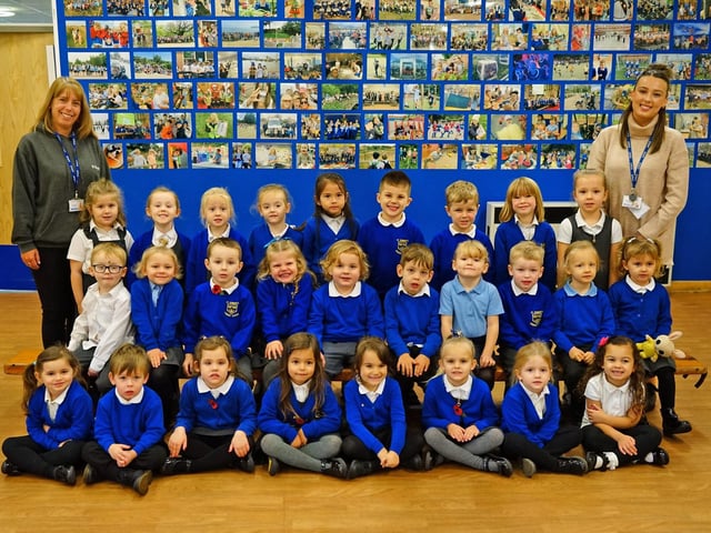 New starters at St. Edmund's C of E Primary School.