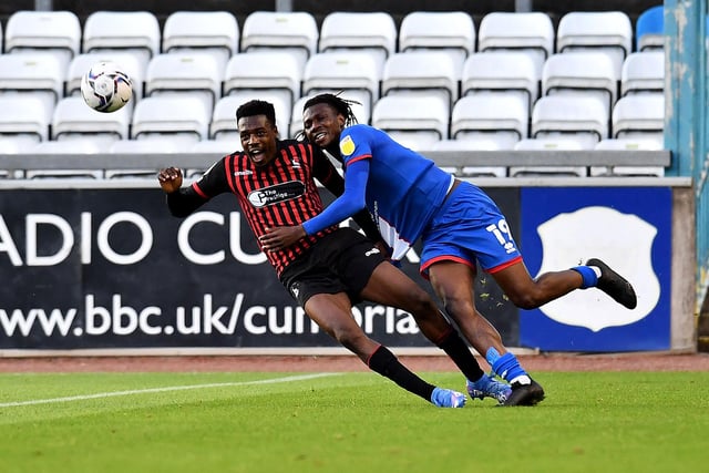 Odusina's displays in the Papa John's Trophy and FA Cup were enough for him to keep his place in League Two and that may well continue this weekend following a clean sheet. Picture by FRANK REID.