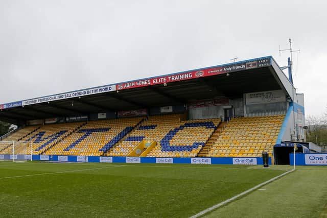 Mansfield Town v Accrington has been called off due to a waterlogged pitch. (Stock pic)