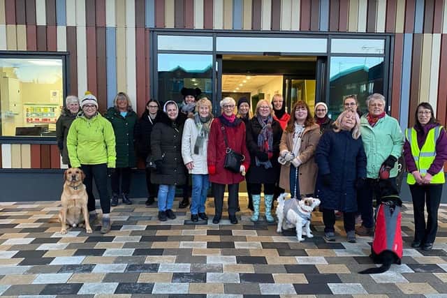 The first walking session at Warsop Health Hub.