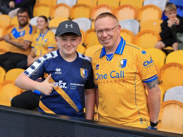 Mansfield Town turned on the style to blow away promotion hopefuls Luton Town.