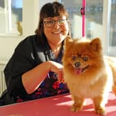Mansfield new dog grooming business on Newgate Lane. Business owner - Lisa Reavill.