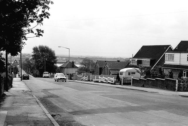 In 1982, Common Road had very few cars compared to today.