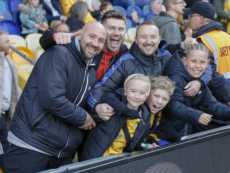Mansfield Town fans enjoy another League Two victory.