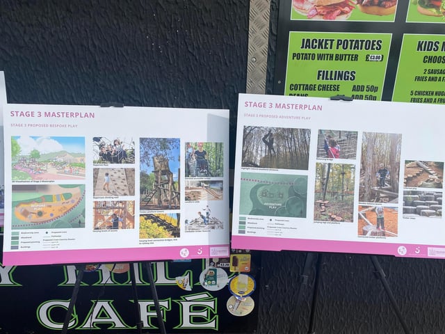 Plans include new and improved accessible footpaths, a dedicated event space and a new building with a multi-functional space, café, toilets and changing rooms.