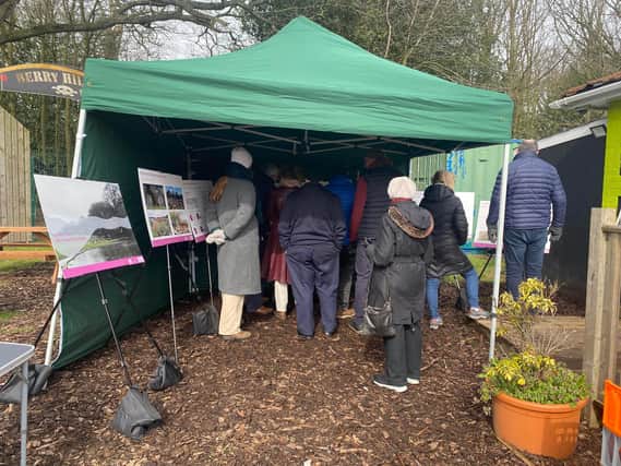 Members of the public were able to view the latest plans for Berry Hill Park