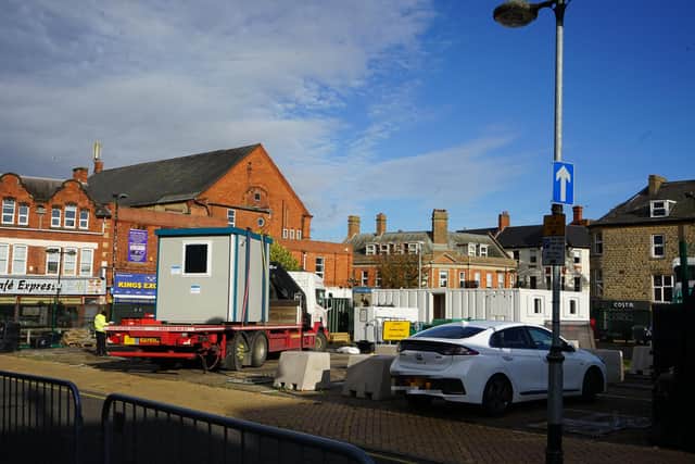 The site was dismantled on Monday