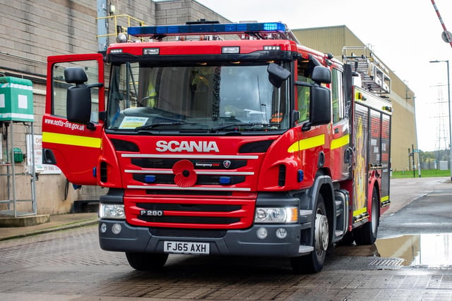 A spokesperson, from Nottinghamshire Fire and Rescue Service, said: "Ahead of Remembrance Day, you'll start to see poppies on the front of our fire engines and appliances."