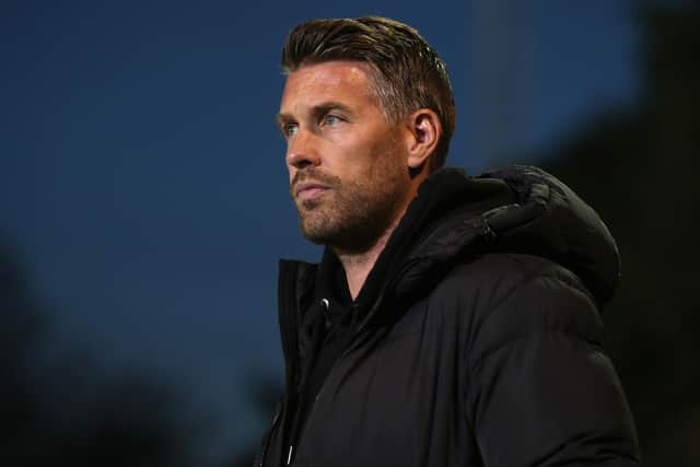 Forest Green manager Rob Edwards - the right decision to call Stags game off.