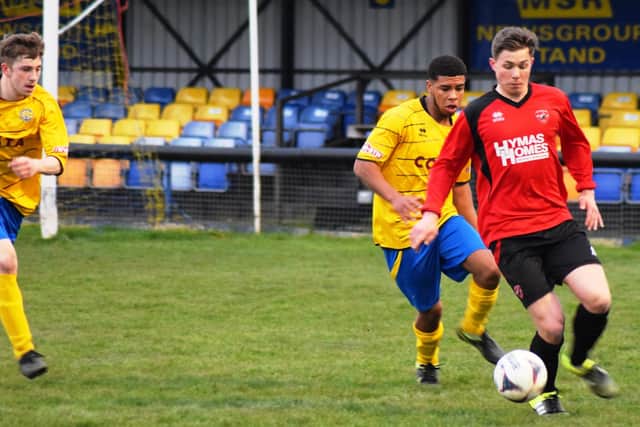 Action from a 4-0 win for the former U21 side against Carlton Town in April 2016.
