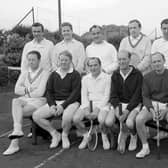 Players from Mansfield Tennis Club back in 1965.