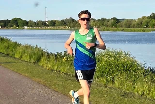 Jacob Nugent on route to second place