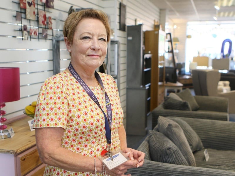 Carole Batey, The Furniture Project manager, is all smiles at the Ollerton shop. This Nottinghamshire-based charity shop was highly recommended by readers.