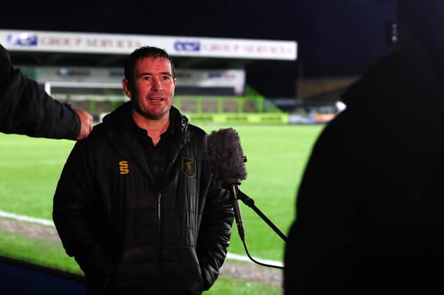 Nigel Clough wants to be discussing three points after tonight's match. (Photo by Michael Steele/Getty Images)