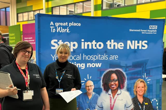 An NHS careers event is being held at King's Mill Hospital