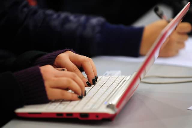 Covering letters. We've got you covered. (Photo credit FREDERIC J. BROWN/AFP via Getty Images)
