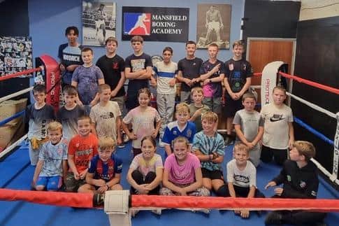 Boxing club summer camp time in Kirkby.
