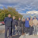 A number of local businesses came together to help with the Love Lock monument at John Eastwood Hospice